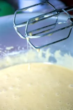 Paste on sponge-cake Stock Photos