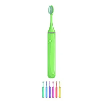 Paste tooth brush cartoon vector graphic Stock Illustration