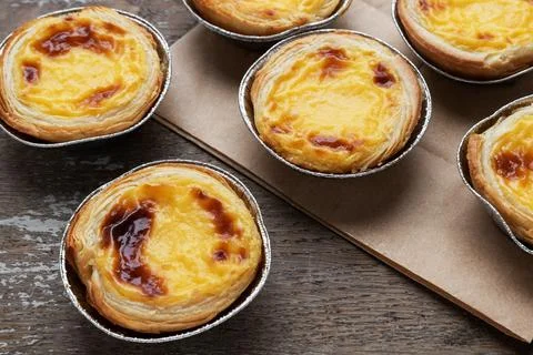 Pasteis de belem, typical pasteis de nata from portugal Foto stock