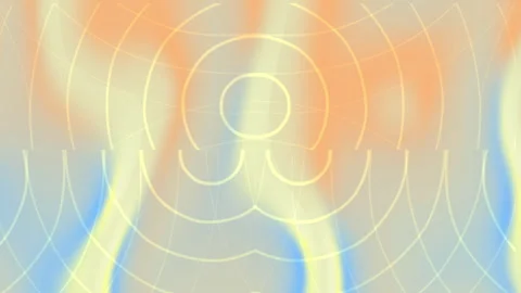 Pastel abstract background with circles suitable for design project Stock Footage 306261322