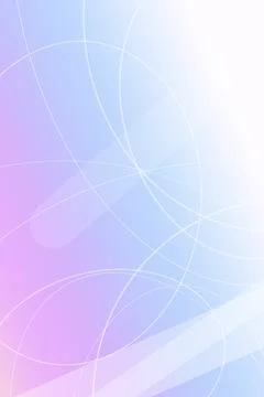 Pastel abstract background with intersecting circular lines and soft gradie.. Stock Illustration