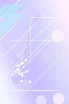 Pastel abstract composition featuring overlapping outlined squares, soft di.. Stock Illustration