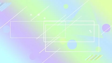 Pastel abstract composition with overlapping rectangular frames, diagonal l.. 스톡 일러스트