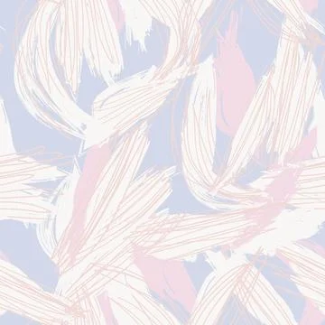 Pastel Abstract Floral Seamless Pattern Design イラスト素材