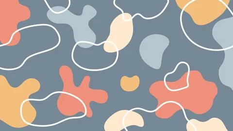 Pastel abstract fluid background Illustrazione stock