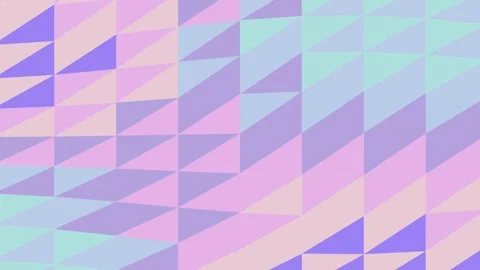 Pastel Abstract Geometric Triangle Motion Graphic Loop 스톡 동영상 331389088
