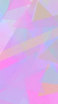 A pastel abstract wall of triangle facets in pink, lavender, and peach tone.. Stockillustratie