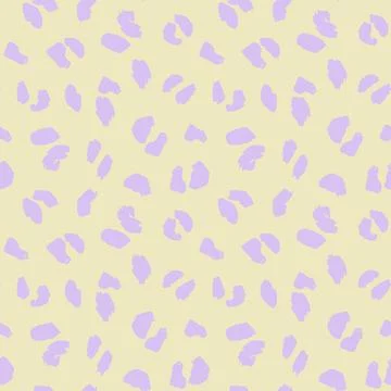 Pastel Animal Leopard Seamless Pattern Background 스톡 일러스트
