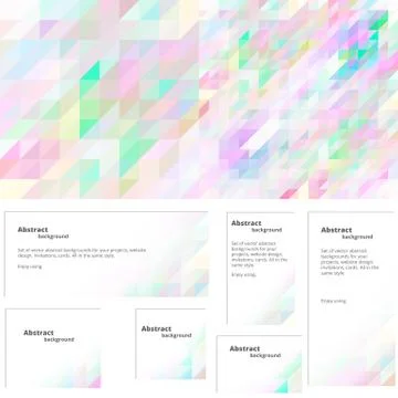 Pastel background plus banner Stock Illustration