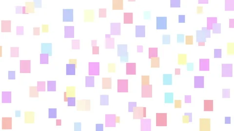 Pastel blocks of colour on a white background, abstract stop motion animation Stock Footage 147328816