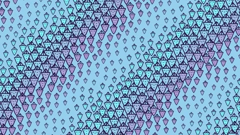 Pastel Blue Diagonal Halftone Ripple Loop Stock Footage 342584844