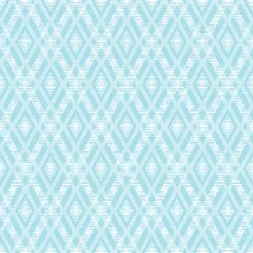 Pastel Blue Geometric Seamless Pattern Vector with Abstract Rhombus Shape 스톡 일러스트