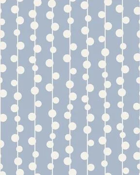 Pastel blue geometric seamless vector pattern, vertical stripes with irregularly 库存插图