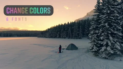 Pastel Blur Lower Third Stock After Effects