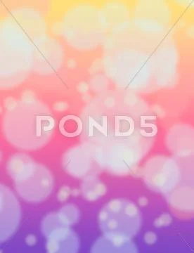 Pastel Bokeh Design Stock Illustration