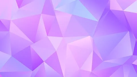 Pastel Bright Lavender Low Poly Backdrop Design Stock Illustration