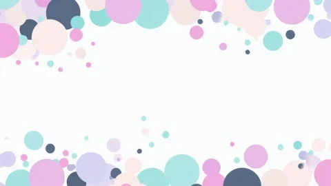 Pastel bubble border frame with copy space, abstract floating circles, hand.. Stockbeeldmateriaal 342046151