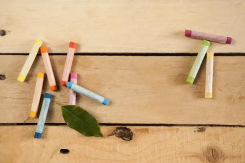 Pastel chalks Stock Photos