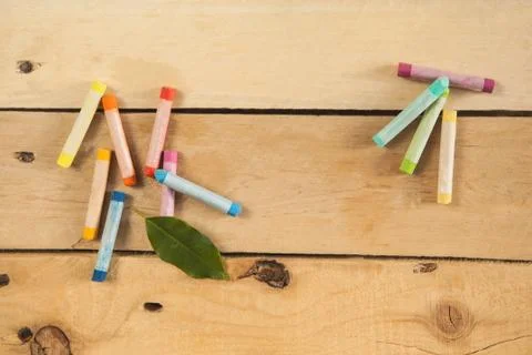 Pastel chalks Stock Photos