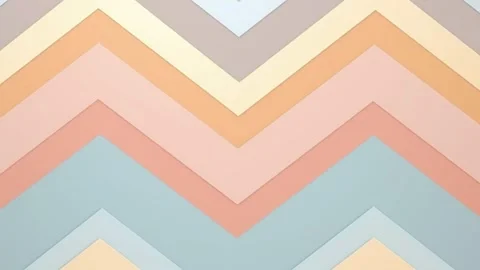 Pastel chevron abstract background pattern with soft layered zigzag bands, .. Stock Footage 341429147