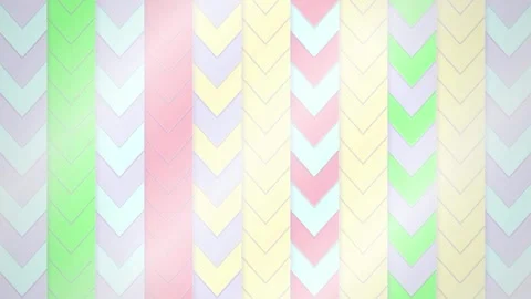 Pastel chevron arrow geometric pattern seamless loop motion background Stock Footage 348050008