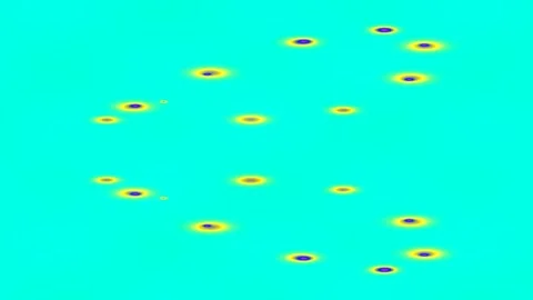 Pastel circle pattern animation for modern fluid video background loop Stock Footage 336533011