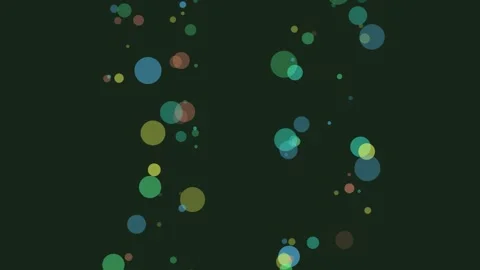 Pastel circles overlap and drift in abstract motion Video stock 329900875