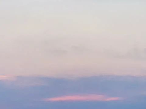 Pastel Cloud Formation in Evening Sky Over Jakarta Indonesia Stock Photos