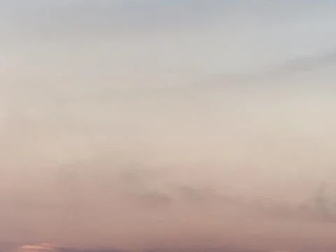 Pastel Cloudscape with Soft Evening Light Over Jakarta Indonesia 스톡 사진
