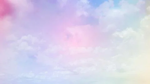 Pastel cloudy sky for background Stock Photos