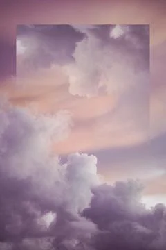 Pastel cloudy sky background Stock Photos