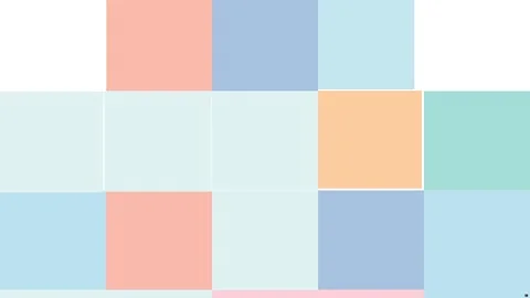Pastel color abstract background featuring an arrangement of color blocks 스톡 동영상 277391046