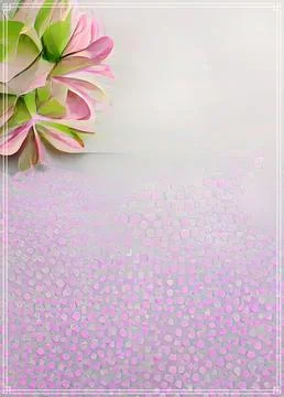 Pastel color background frame pattern for invitation Foto stock