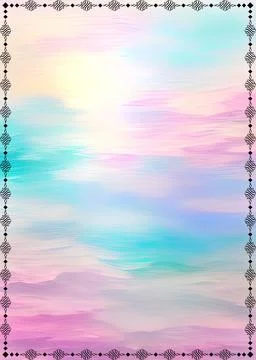 Pastel color background frame pattern for invitation Foto stock