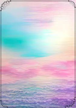 Pastel color background frame pattern for invitation Foto stock