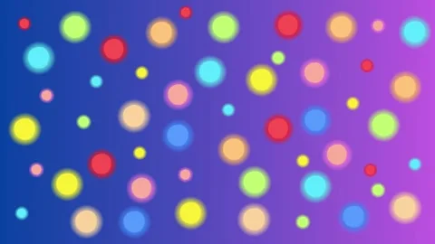 Pastel color blur circle dot, motion Stock Footage 274432101