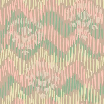 Pastel color ethnic pattern Stock Illustration