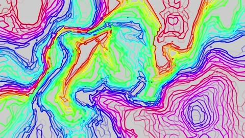 Pastel color fast motion abstract animate Video stock 201327445