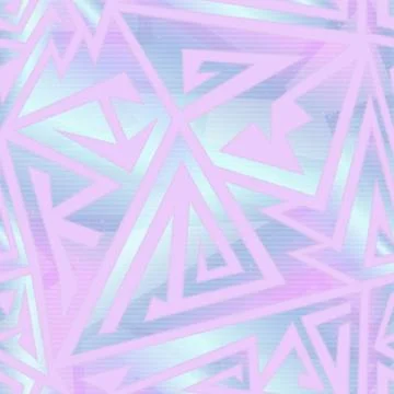 Pastel color geometric seamless pattern Stock Illustration