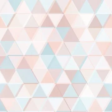 Pastel color geometric triangle pattern Illustrazione stock