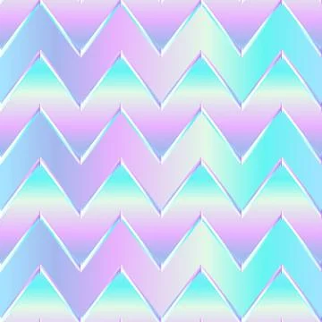 Pastel color zigzag pattern Stock Illustration