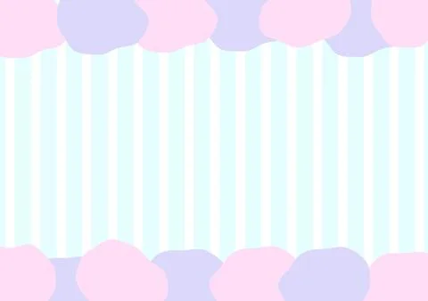 Pastel-colored frames and backgrounds. Stock Illustration