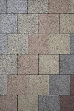 Pastel colored geometric stone pattern full frame abstract stone pattern C... Foto stock