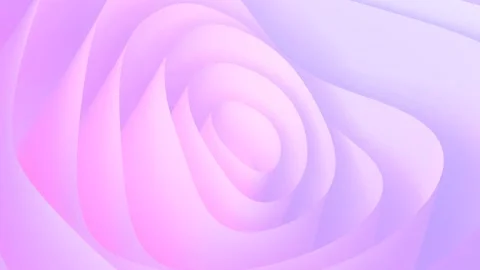Pastel colored gradient paper rings or circles Stock Footage 277665436