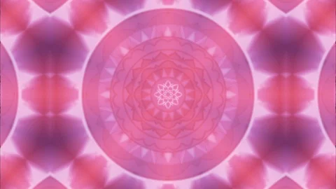 Pastel colored kaleidoscope seamless loop for relaxation Stock Footage 97947294
