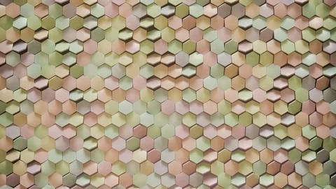 Pastel colored rectangular tiles in seamless pattern.. Stock Photos