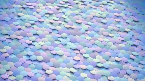 Pastel colored rectangular tiles in seamless pattern.. Stock Photos