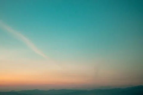 Pastel Colored Sky at Sunset Fotos de archivo