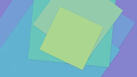 Pastel colored sticky notes rest on a blue and lavender background in a cle.. Stock Illustration
