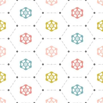 Pastel colored stylish texture. Modern background with fancy elements. Abstra イラスト素材